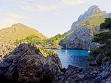 Fototapeta Do pokoju - Beautiful view of Sa Calobra on Mallorca Island, Spain
