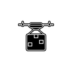 Aufkleber - Drone icon. Simple glyph, flat vector of global logistics icons for ui and ux, website or mobile application