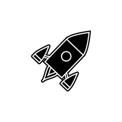 Poster - Fast transport icon. Simple glyph, flat vector of global logistics icons for ui and ux, website or mobile application