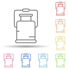 Poster - Milk, holland in multi color style icon. Simple thin line, outline vector of halloween icons for ui and ux, website or mobile application
