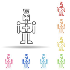 Aufkleber - Medical technology, bot icon. Element of medical technology icon on white background