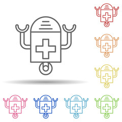 Aufkleber - Medical technology, bot icon. Element of medical technology icon on white background