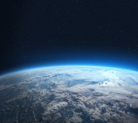 Wall Mural - planet earth in the space.