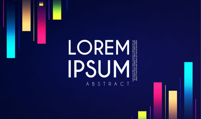 Wall Mural - abstract minimal background. color motion design. line design.
