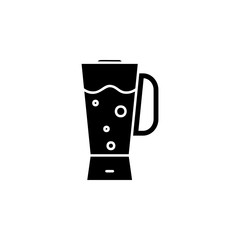 Poster - blender icon. Element of drinks icon for mobile concept and web apps. Thin line blender icon can be used for web and mobile. Premium icon on white background