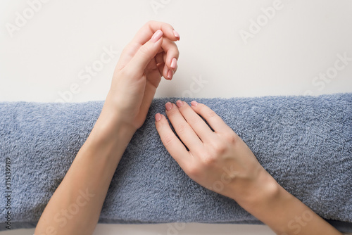 Fotomural Preparation for manicure
