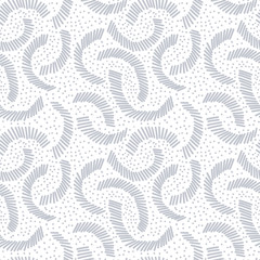 Poster - abstract seamless pattern in doodle style. simple geometric shapes.