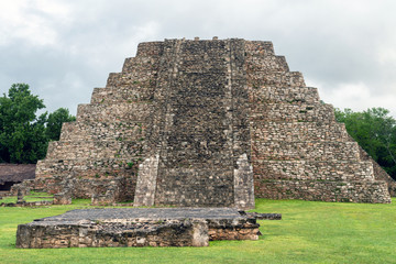 Wall Mural - Ancient Mayan ruins in Yucatan, Mexico