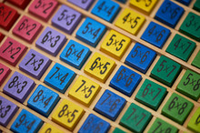 Multiplication Table . Macro Mode. Colored Wooden Cubes. Teaching Children Math And Numeracy. Mental Math.