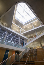 Modern Office Atrium With Skylight
