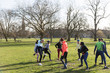 © Sam Edwards/Caia Image - People exercising in sunny park