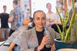© Tom Merton/Caia Image - Portrait confident businesswoman drinking bottled water in office