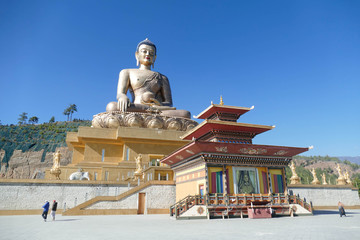 Wall Mural - Giant Buddha statue at the Buddha Dordenma