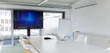 © Tom Merton/Caia Image - Television screen in modern conference room