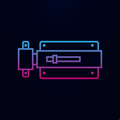 Poster - Bolt nolan icon. Simple thin line, outline vector of web icons for ui and ux, website or mobile application