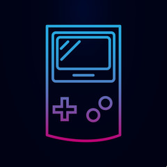 Poster - Game console nolan icon. Simple thin line, outline vector of web icons for ui and ux, website or mobile application