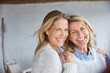 © Ryan Lees/Caia Image - Portrait smiling mother and daughter