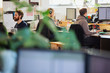 © Tom Merton/Caia Image - Creative business people working at computers in open plan office