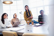 © Sam Edwards/Caia Image - Attentive businesswomen listening in conference room meeting