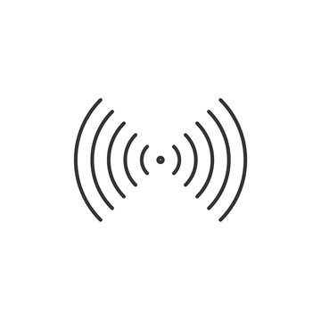 wifi icon vector solid grey