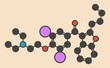© Science RF - Amiodarone antiarrhythmic drug molecule