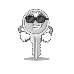 Sticker - Super cool key character wearing black glasses