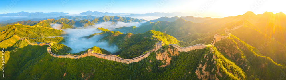 Great Wall of China - obrazy, fototapety, plakaty 