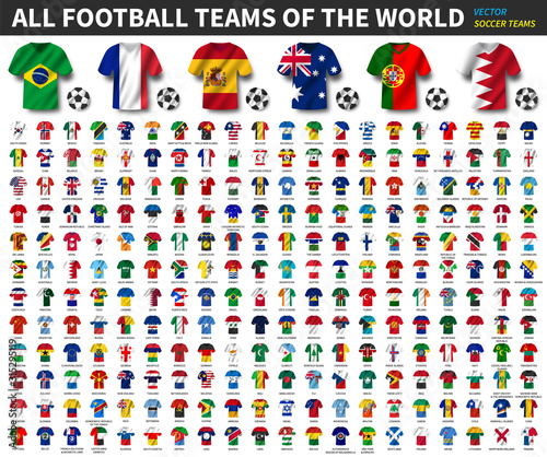 All national flags of the world Poster Mural XXL