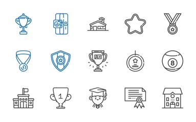 Poster - award icons set