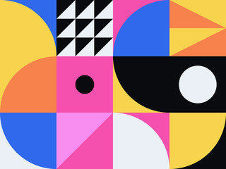 Neon Abstract Vector Pattern Design