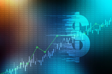 Poster - 2d rendering usd Dollar symbol 