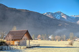 Fototapeta Na ścianę - Slovenian Alps in wintertime