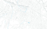 Fototapeta Londyn - Bologna, Italy bright vector map