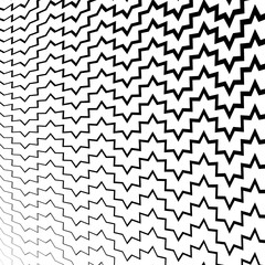 Aufkleber - Cracks geometric halftone patterns background vector design.
