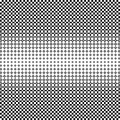 Aufkleber - Abstract halftone geometric pattern vector design.