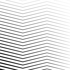 Wall Mural - Halftone stripped lines zig zag background vector design.