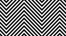 Zig Zag Pattern. Optical Illusion Effect. Stripped Backdrop Vector Design.