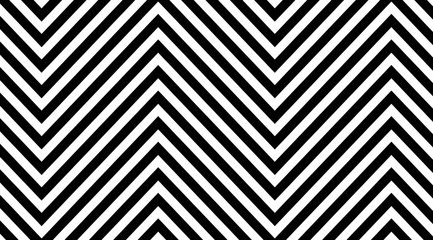 Poster - Zig zag pattern. Optical illusion effect. Stripped backdrop vector design.
