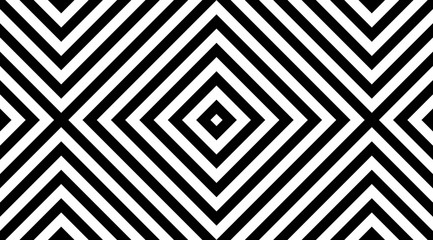 Poster - Abstract stripped geometrical rhombus pattern decoration vector background.