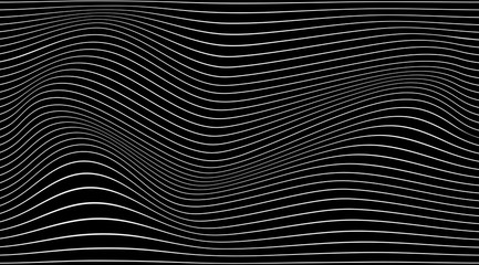 Thin linear futuristic stripped pattern vector design.