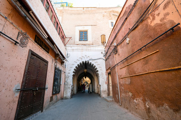 Wall Mural - Entrance to the oldest part of Marrakech, Morocco