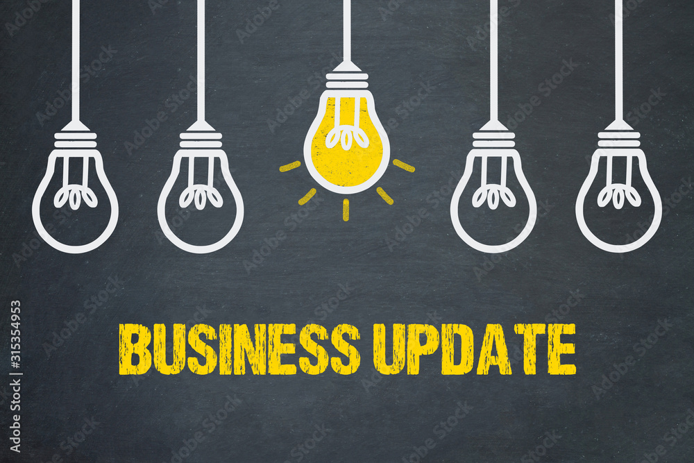 Business Update  - obrazy, fototapety, plakaty 