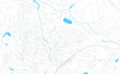 © Knut Hebstreit - Rybnik, Poland bright vector map