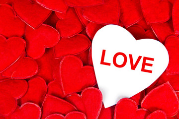 Sticker - Red Valentine Love Hearts