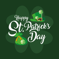 Sticker - Happy saint patricks day vector design