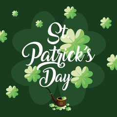 Sticker - Happy saint patricks day vector design