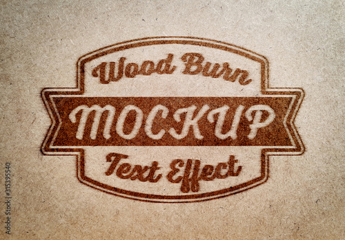 Download Branding Iron Text Effect Mockup Template Stock Adobe Stock