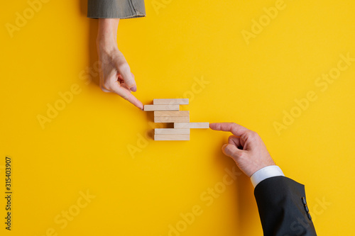 Photographie Business teamwork and cooperation concept