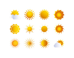 Wall Mural - Isolated sun icon vector design