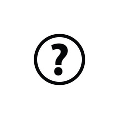 Poster - Question icon.  Help icon. line style. Vector icon for website design, app. 